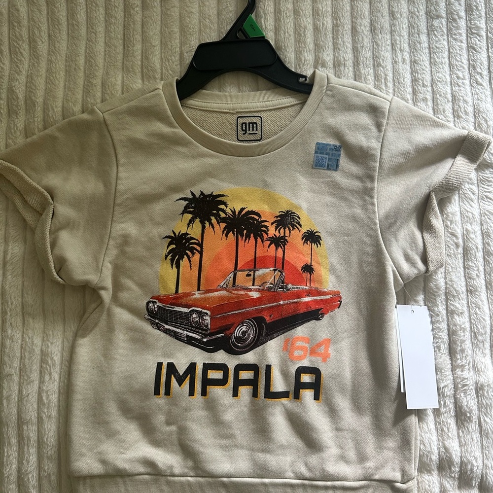 GM Kids Beige Impala Graphic T-Shirt
